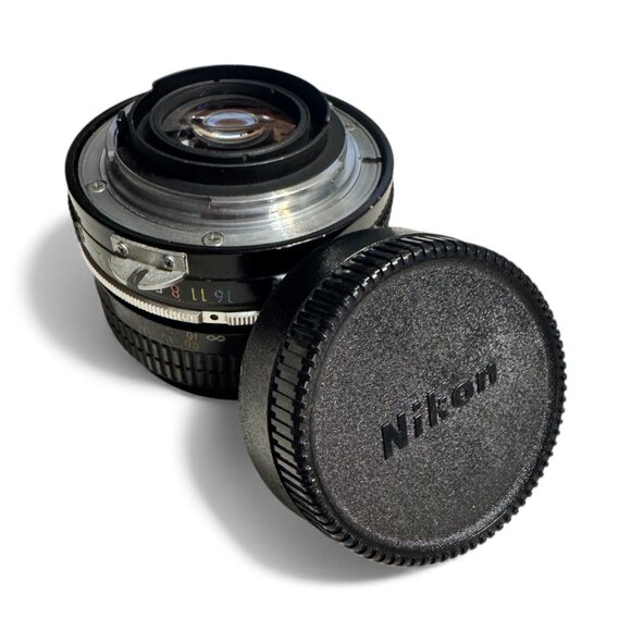 Nikon NIKKOR 50mm f/2 AI Lens Japan w/ Caps Clean Glass Fast Prime - Picture 1 of 13